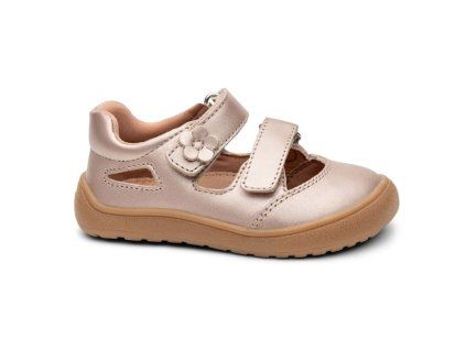 Letní dětské barefoot sandále NERY pearl pink