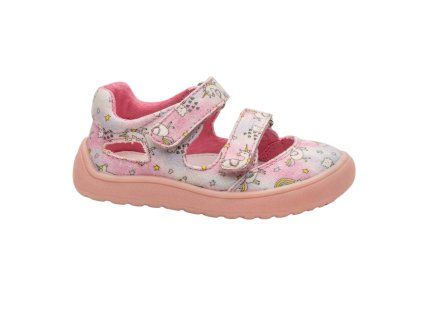 Barefoot dětské sandálky Protetika TAFI pink uni