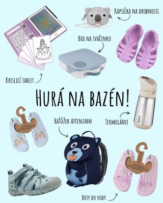 🏊‍♀️ Hurá na bazén! 🌞 Chystáte se s dětmi k bazénu, na koupaliště nebo na dovolenou? Nezapomeňte na praktické pomocníky,...