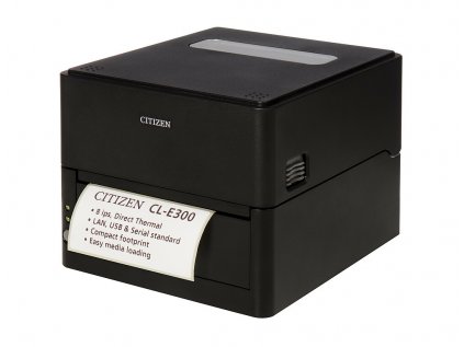 Tiskárna etiket CL-E303 termo 300 dpi POS řezačka Ethernet USB RS-232