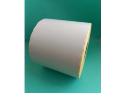 Samolepicí papírová termo etiketa se standardním lepidlem 100x150 mm / lepidlo permanentní / dutinka průměr 40 mm / na roli 500 ks