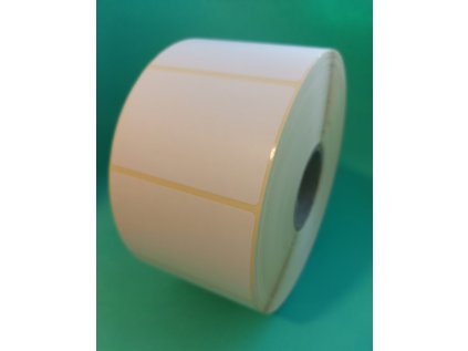 Samolepicí papírová etiketa se standardním lepidlem 68x45 mm / lepidlo permanentní / dutinka průměr 40 mm / na roli 2000 ks