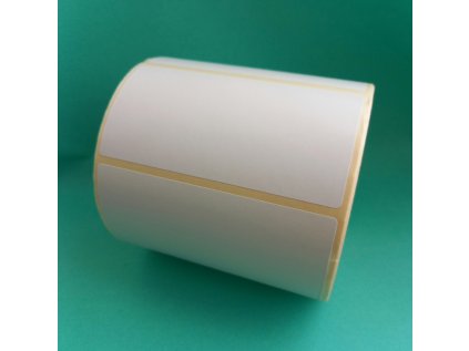 Samolepicí papírová etiketa se standardním lepidlem 100x70 mm / lepidlo permanentní / dutinka průměr 40 mm / na roli 1000 ks