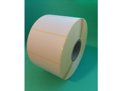 Samolepicí papírová etiketa se standardním lepidlem 60x50 mm / lepidlo permanentní / dutinka průměr 40 mm / na roli 2000 ks