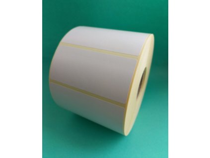 Samolepicí papírová etiketa se standardním lepidlem 75x38 mm / lepidlo permanentní / dutinka průměr 40 mm / na roli 2000 ks