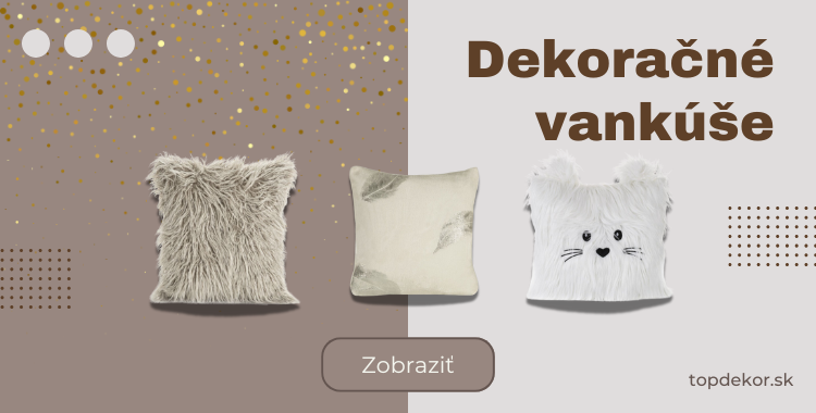Dekoračné vankúše