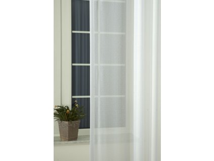 Záclona tetra sable biela (Dĺžka 270, Šírka 1000)