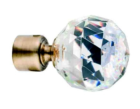 Koncovka Cristall Kulla 19mm Farba: Antik