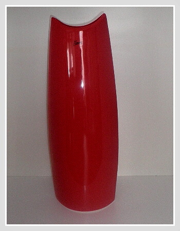 Paramit váza farba červená výška 35cm