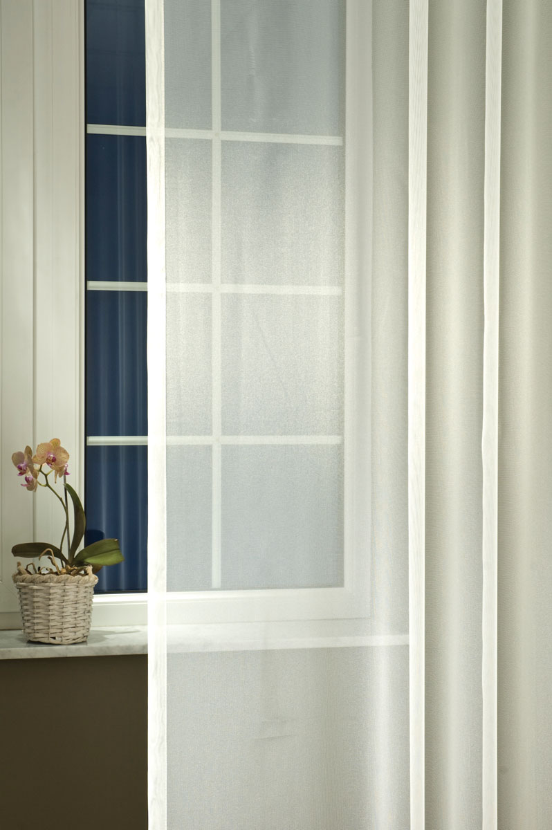 Záclona organza Mira farba 02 prírodná krémová
