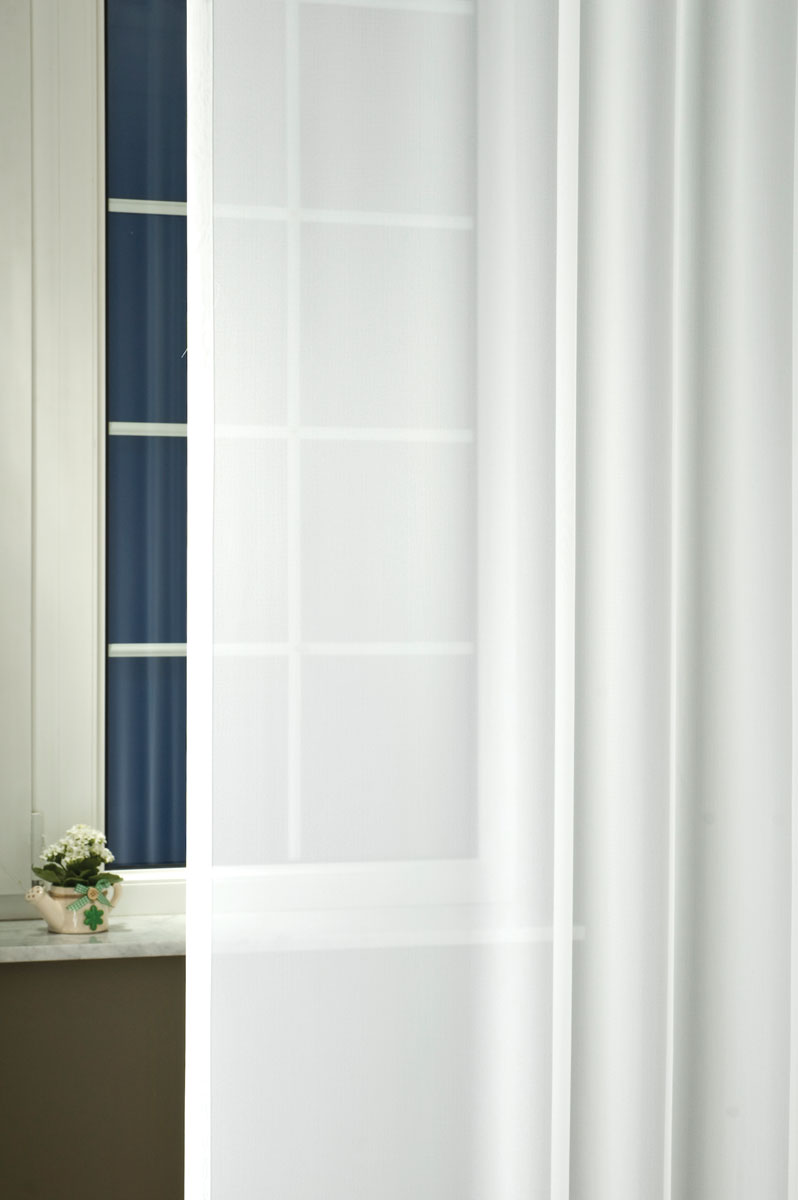 Záclona Charlotte šitá na mieru farba 01biela Dĺžka: 160 cm, Šírka: 300 cm