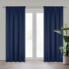 Hotový zatemňovací záves Logan tmavo modrý
