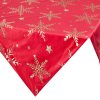 Vianočný obrus zamatový 85x85 červený