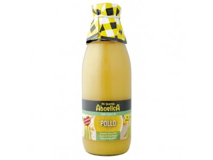 caldo de pollo botella 1 l