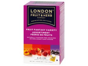 Čaj Fruit Fantasy variety pack - ovocná variace 20 sáčků London fruit and herbs