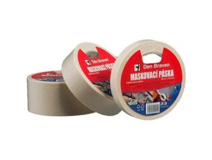 den braven b7001rl maskovaci paska papirova krepova sire 19mm delka 50m do 60 c ie208785