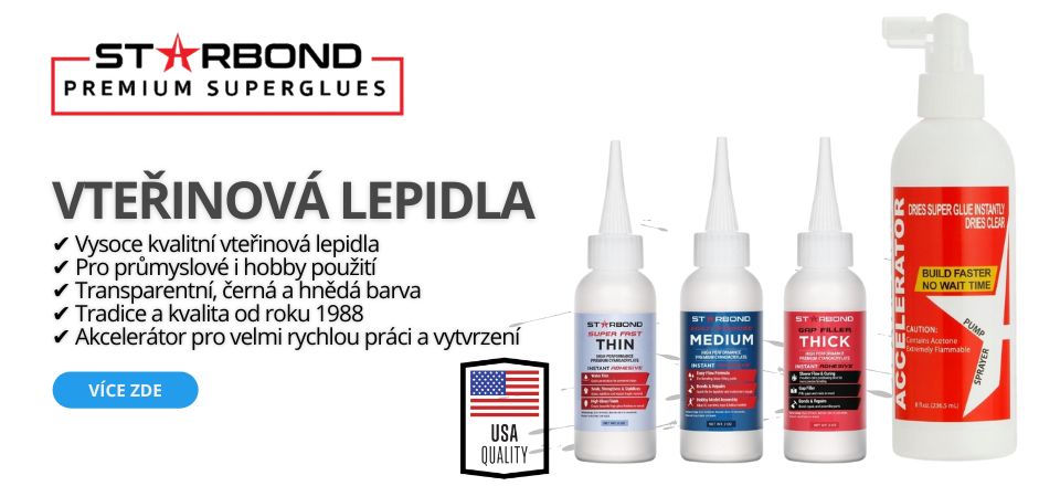 STARBOND VTEŘINOVÁ LEPIDLA A AKCELERÁTORY