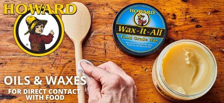 HOWARD oils and waxes for direct contact with food