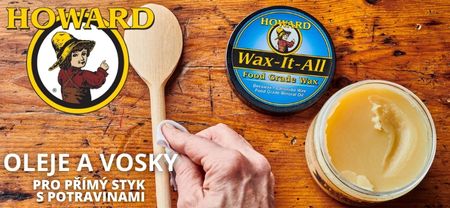 Howard oleje a vosky pro styk s potravinami