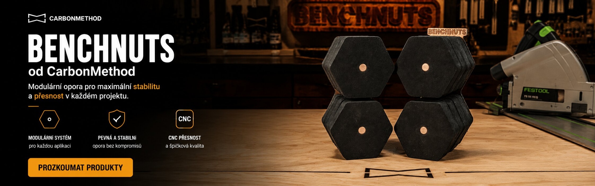 Carbon Method Bench Nuts