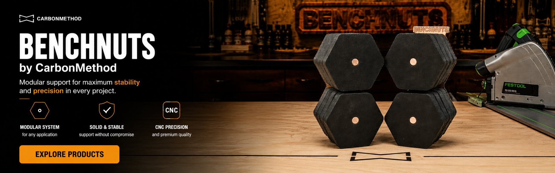 Carbon Method Bench Nuts