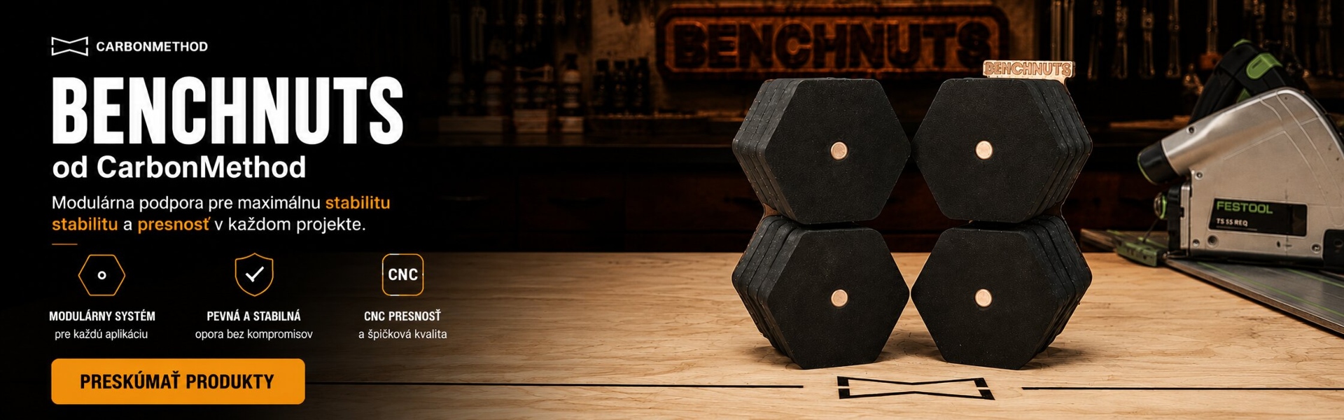 Carbon Method Bench Nuts