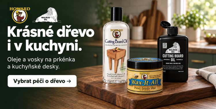 Howard, Walrus Oil oleje a vosky pro styk s potravinami