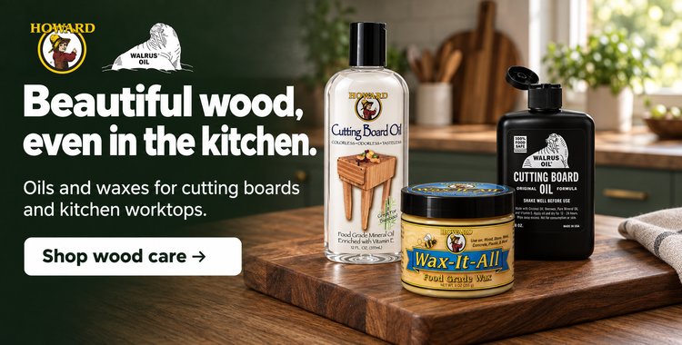 Howard, Walrus Oil food-safe oils and waxes