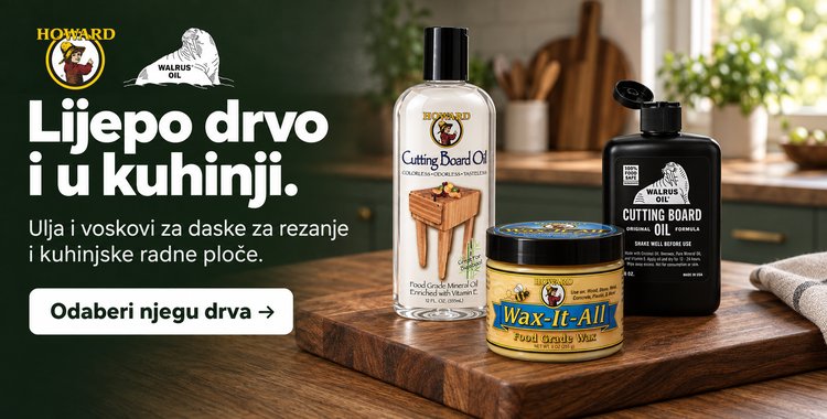 Howard, Walrus Oil ulja i voskovi za kontakt s hranom