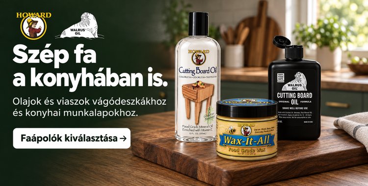 Howard, Walrus Oil élelmiszerrel érintkezésre alkalmas olajok és viaszok