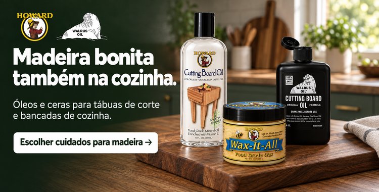 Howard, Walrus Oil óleos e ceras para contacto com alimentos