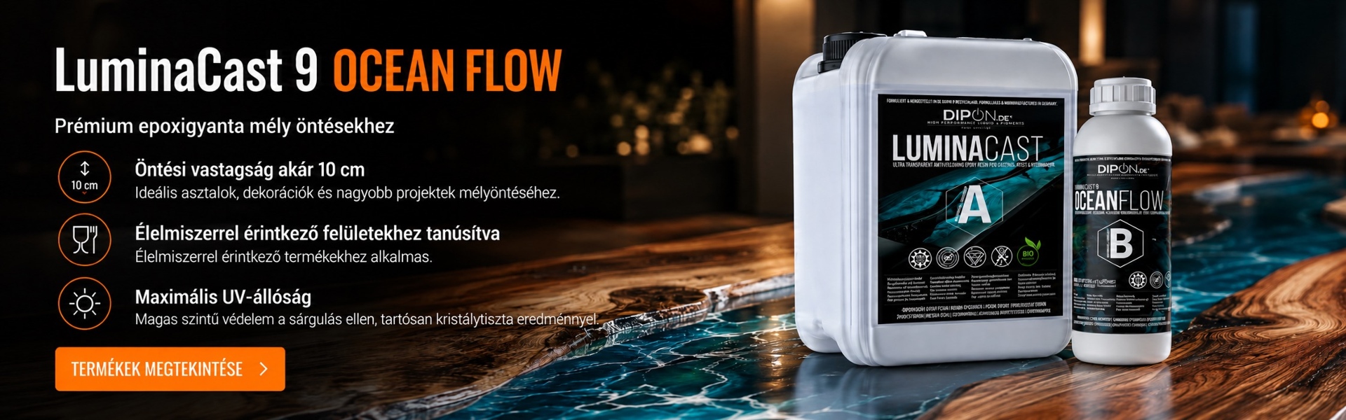 DIPON LuminaCast 9 Ocean Flow