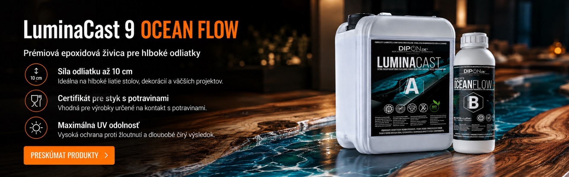 DIPON LuminaCast 9 Ocean Flow