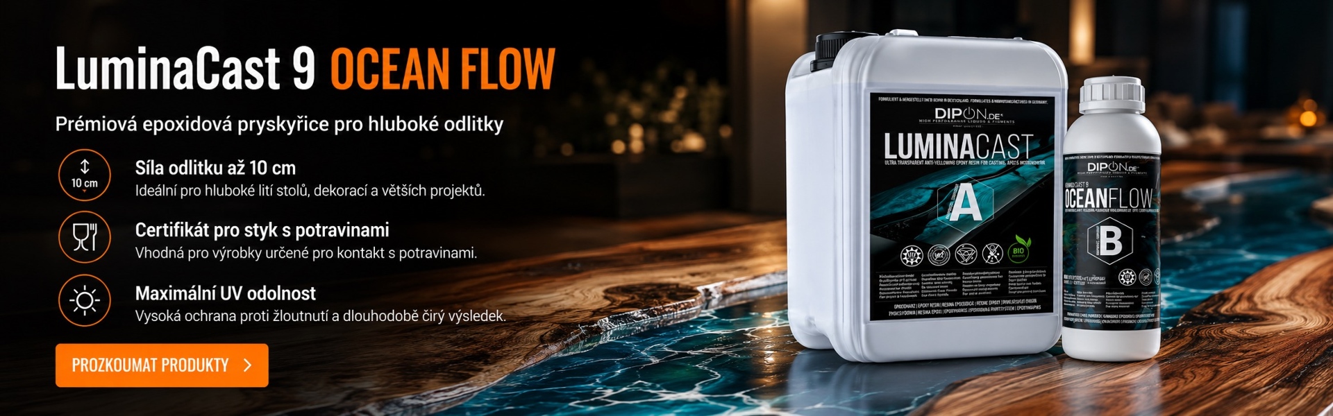 DIPON LuminaCast 9 Ocean Flow