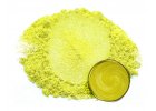 Žluté slídové pigmentové prášky