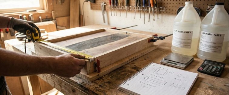 How to accurately calculate the amount of epoxy resin – formulas and calculator