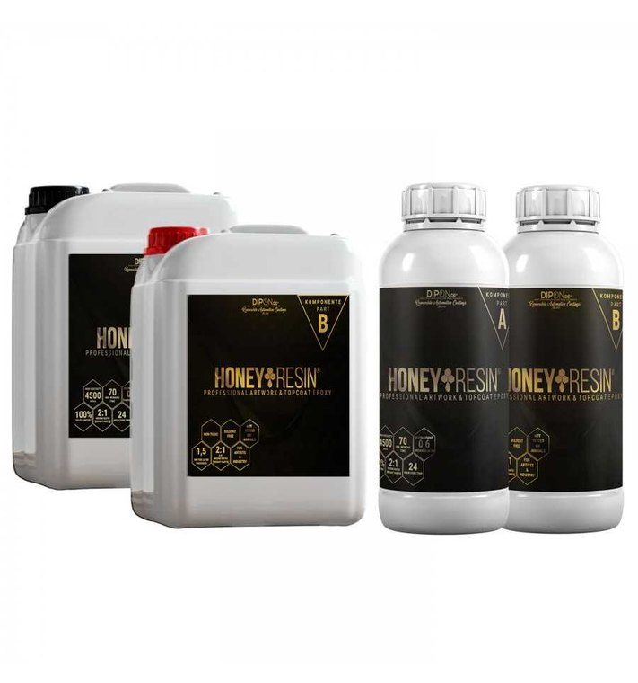 HoneyResin – thick TopCoat and GEODE resin