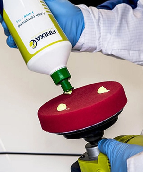 FINIXA Foam pad 'open cell' POP 718, foam polishing pad 180/30 mm
