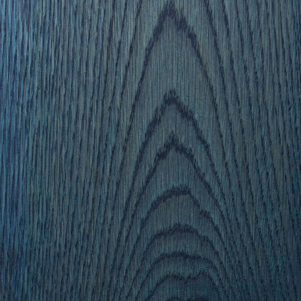 Rubio Monocoat Oil Plus 2C Midnight Sky on solid oak — manufacturer sample
