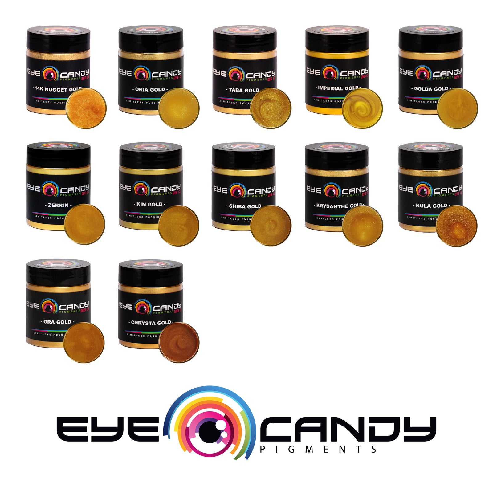 Paleta odstínů Eye Candy Pigments