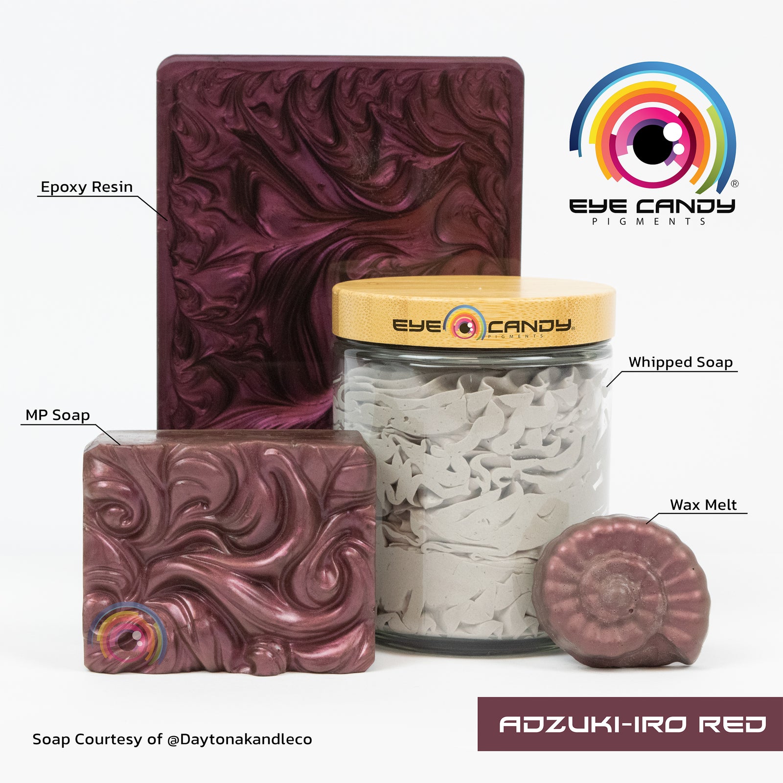 Pigment Adzuki-Iro Red pro mýdla a svíčky