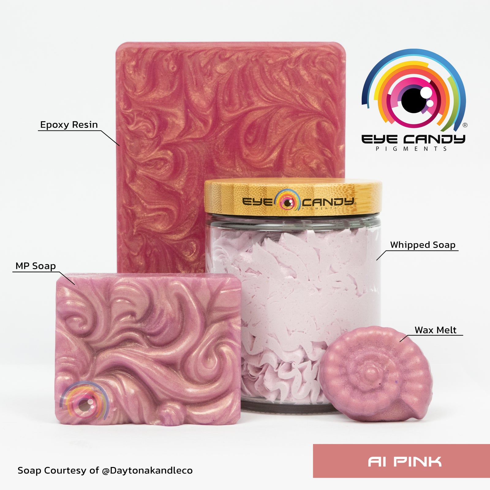 Pigment AI Pink pro mýdla a svíčky