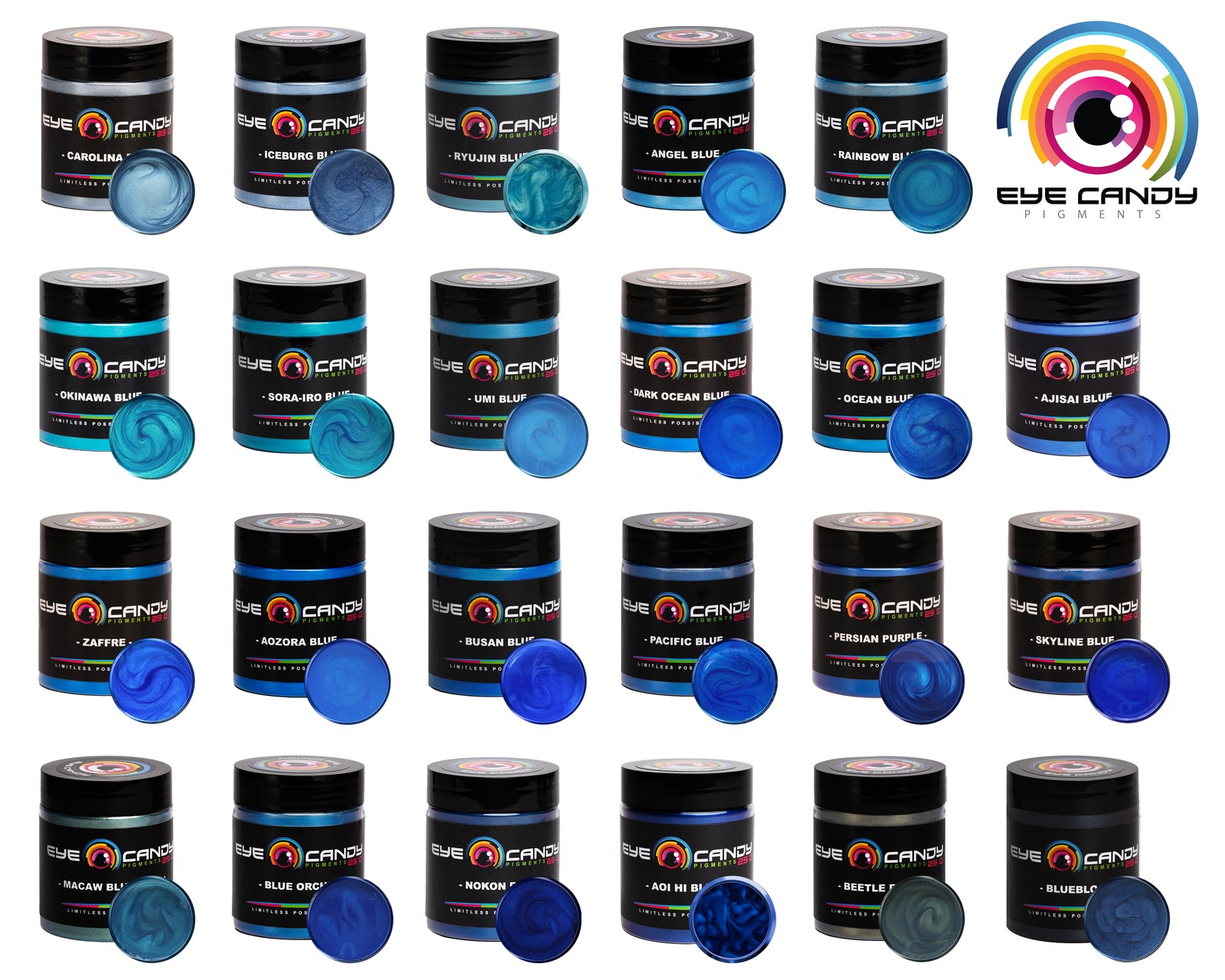 Paleta odstínů Eye Candy Pigments