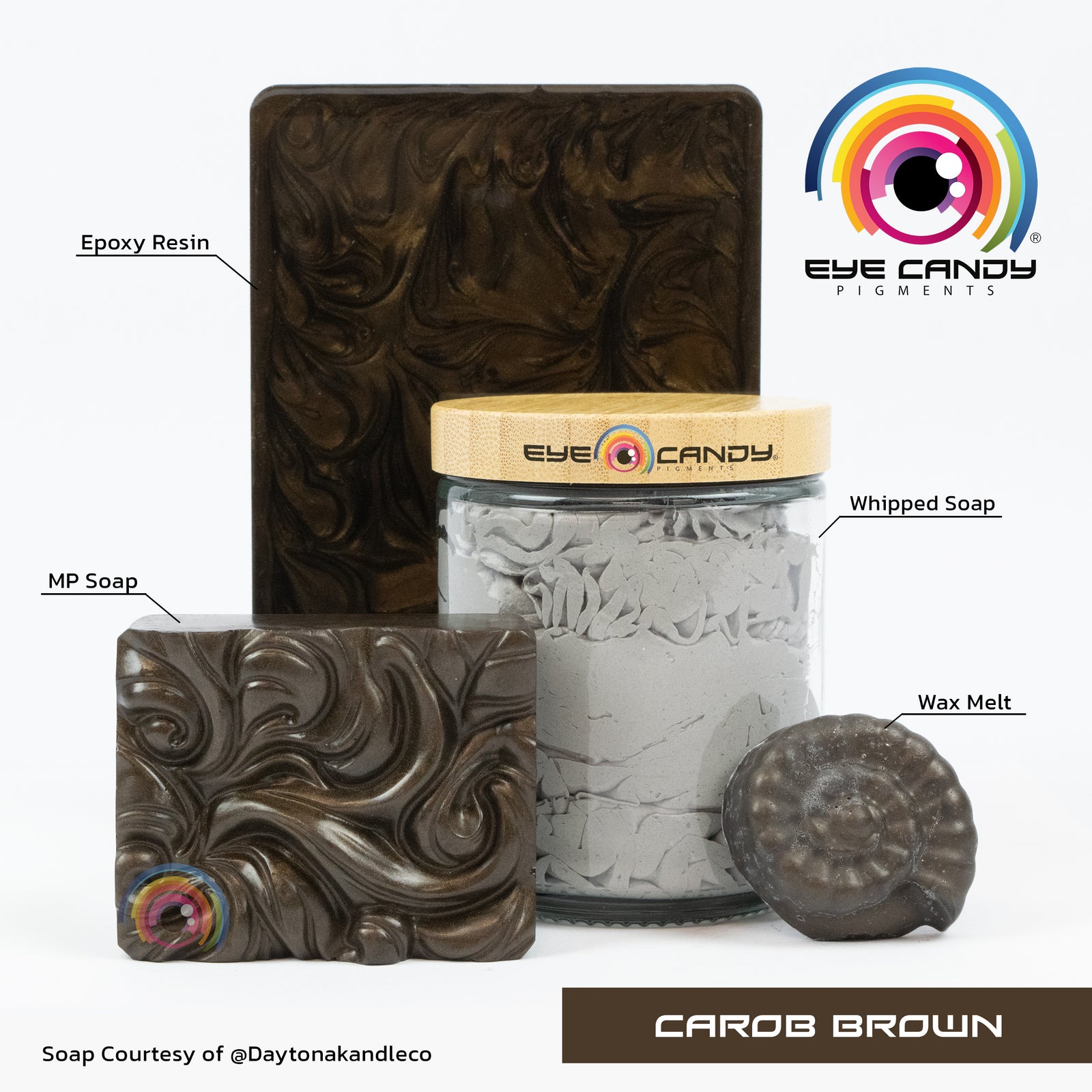 Pigment Carob Brown pro mýdla a svíčky