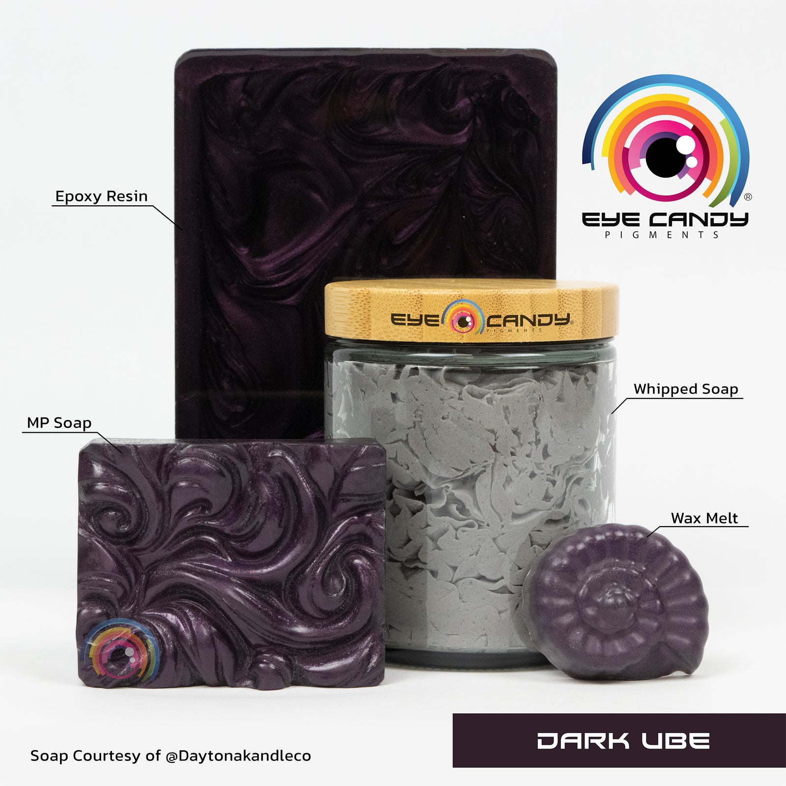 Pigment Dark Ube pro mýdla a svíčky