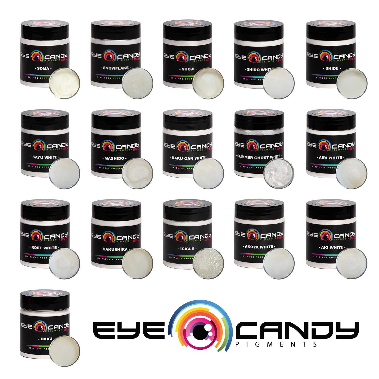 Paleta odstínů Eye Candy Pigments
