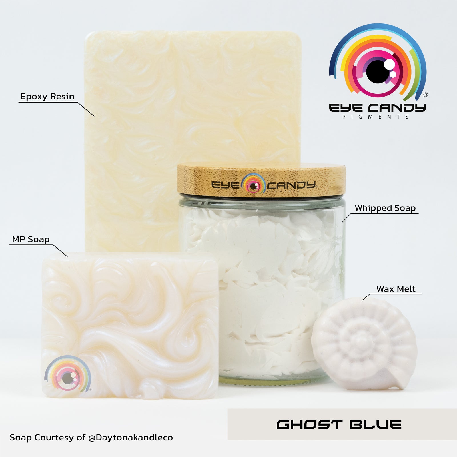 Pigment Ghost Blue pro mýdla a svíčky