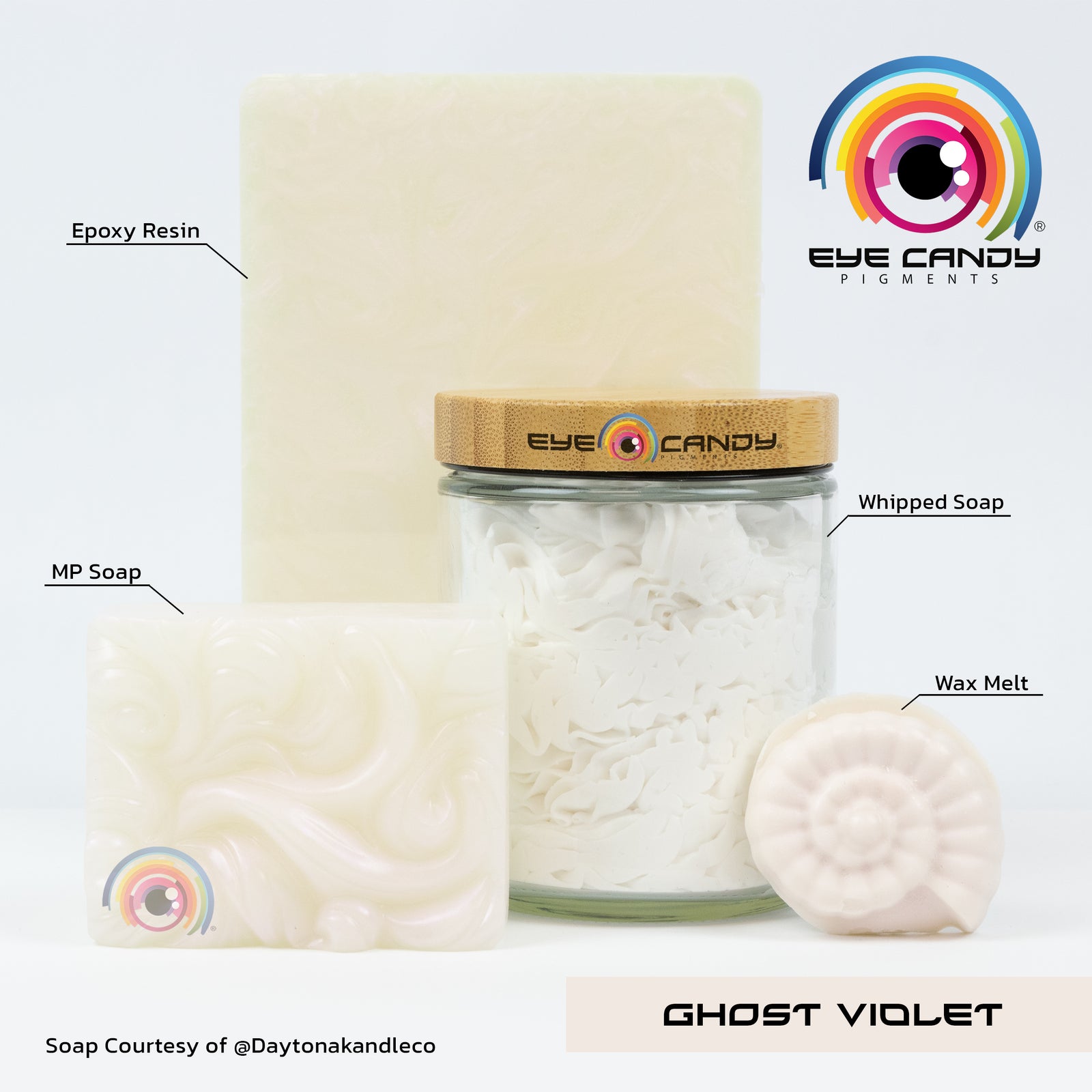 Pigment Ghost Violet pro mýdla a svíčky