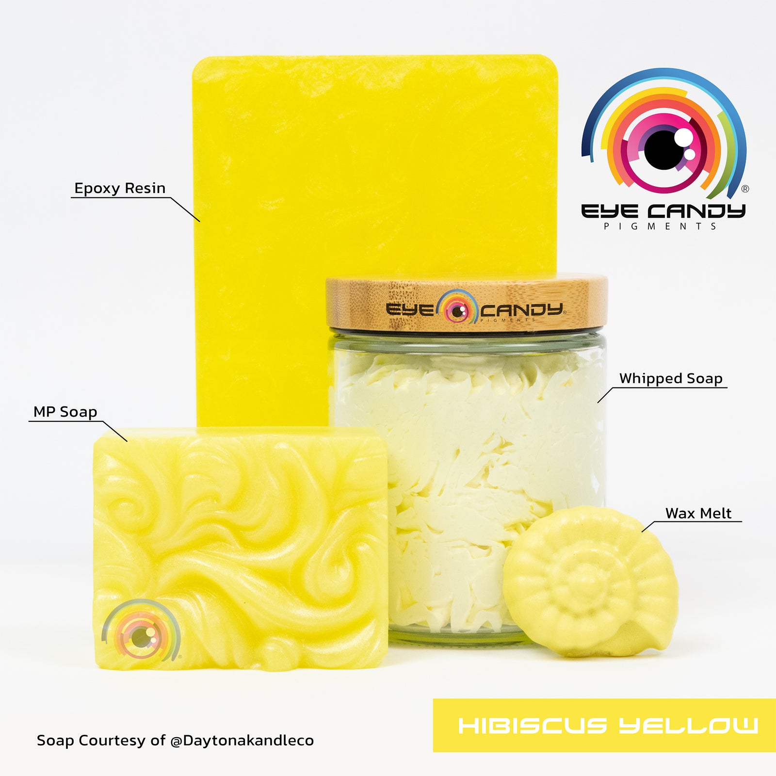 Pigment Hibiscus Yellow pro mýdla a svíčky