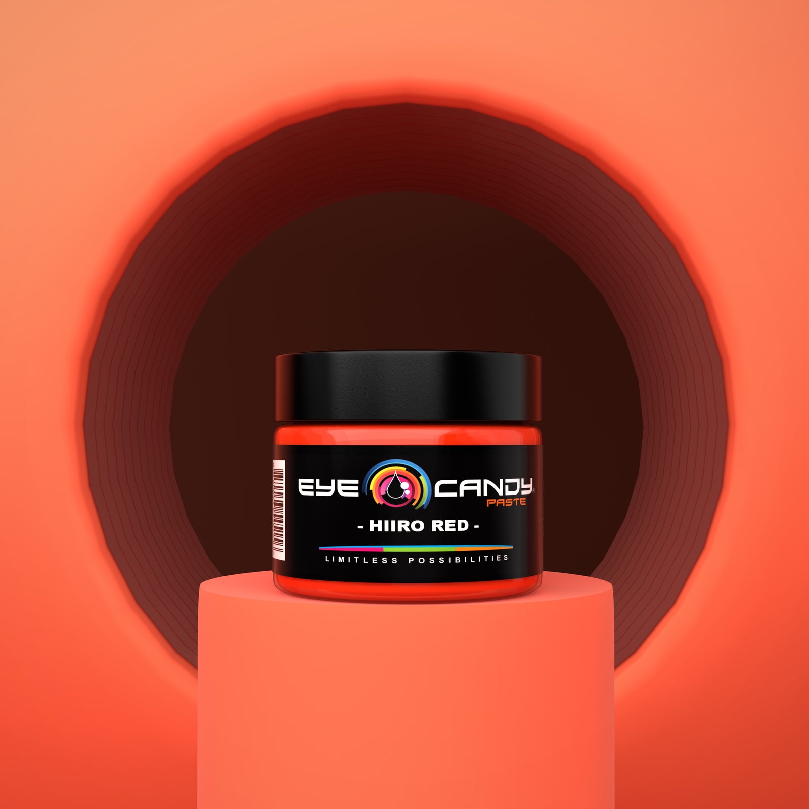 Hiiro Red Neon Paste — pigmentová pasta do epoxidové pryskyřice
